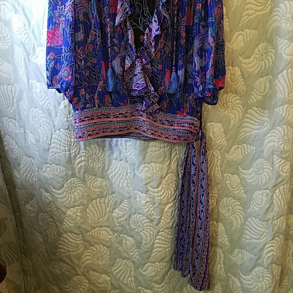 Vintage Mosaic georgette two piece dress - Picture 8 of 11